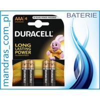 Baterie AAA LR03 Duracell [4szt.]