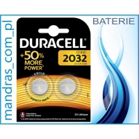 Baterie CR 2032 Duracell [2szt.]