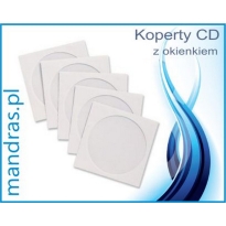Koperty CD/DVD z okienkiem [100szt.]