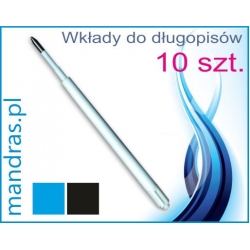 Wkłady do długopisów typu PARKER kolory [10szt.]