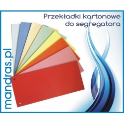 Przekładki kartonowe do segregatora [100szt.]