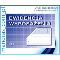 EWIDENCJA WYPOSAŻENIA K7 A5 [dr11]