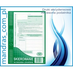 SKIEROWANIE NA BADANIA lekarskie 850-3 A5 [dr58]