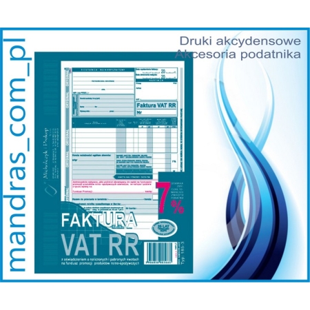 Faktura VAT RR 185-3 A5 [dr4]