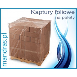 Kaptur foliowy na paletę 127x106x230cm