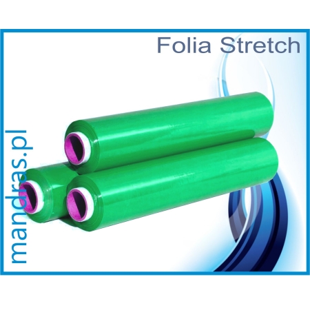 Folia stretch 50cm 1,5kg ZIELONA
