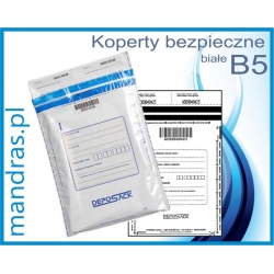 Koperty bezpieczne B4 BIAŁE (50szt.)