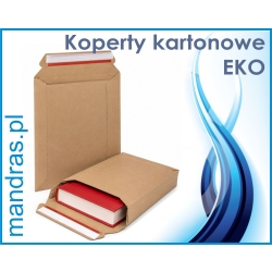 Koperty kartonowe BRĄZOWE 354g 248x340mm B4+ [10szt.]