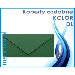 Koperty ozdobne DL zielone [10szt.]