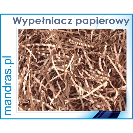 Wypełniacz papierowy BRĄZOWY EKO wiórki 1kg