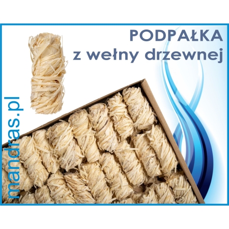 Podpałka z wełny drzewnej eko 2kg