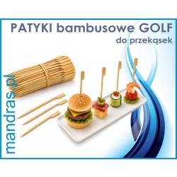 Patyki bambusowe GOLF 15cm [100szt.]