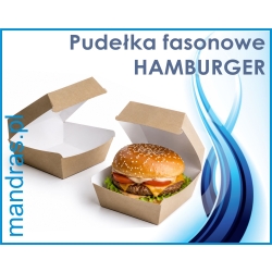 Pudełko na HAMBURGERA D 15x15cm [100szt.]