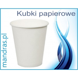 Kubki papierowe białe 100ml eko [50szt.]