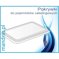 Pokrywki do poj. do zgrzewu 227x178mm [25szt.]