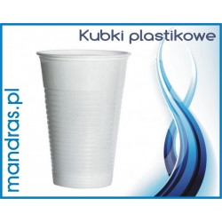 Kubki plastikowe BIAŁE 250/200ml [100szt.]