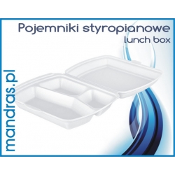 Pojemniki MENUBOX styropianowe "3k" [100szt.]
