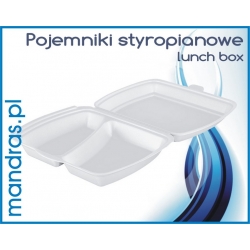 Pojemniki MENUBOX styropianowe "2k" [100szt.]