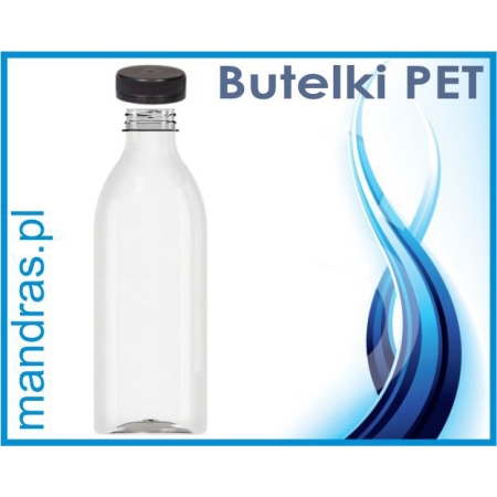 Butelka plastikowa 1000ml + nakrętka [10szt.]
