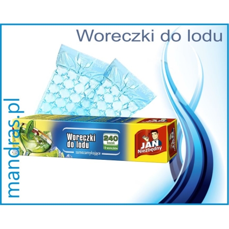 Woreczki do lodu samozamykające [240szt.]