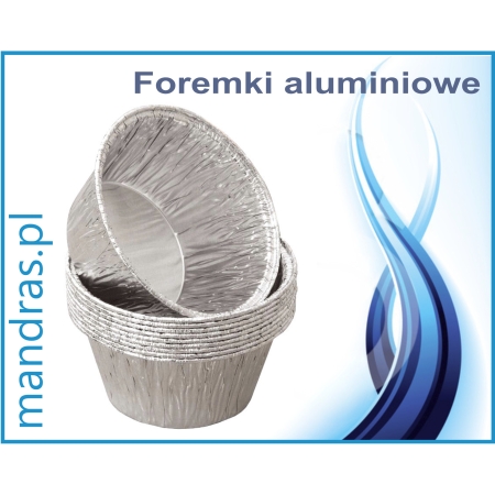 Foremki aluminiowe 0,13l do Muffinek [20szt.]