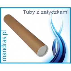 GILZA kartonowa TUBA 35cm + zatyczki