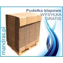Pudełka klapowe 19x10x7cm - paleta 4160szt. - WYSYŁKA GRATIS