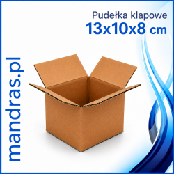 Pudełka klapowe 13x10x8cm [20szt.]
