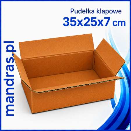 Pudełka klapowe 35x25x7cm [20szt.]