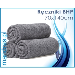 Ręcznik BHP frotte SZARY 70x140cm