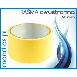 Taśma dwustronna żółta 50mmx5m