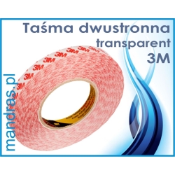 Taśma dwustronna 3M Transparent 6mmx50m