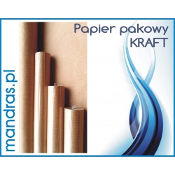 Papier pakowy KRAFT rolka 70cmx2m Papier pakowy KRAFT rolka 70cmx2m