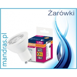 Żarówka LED OSRAM GU10 4,5W Ciepła 2700k