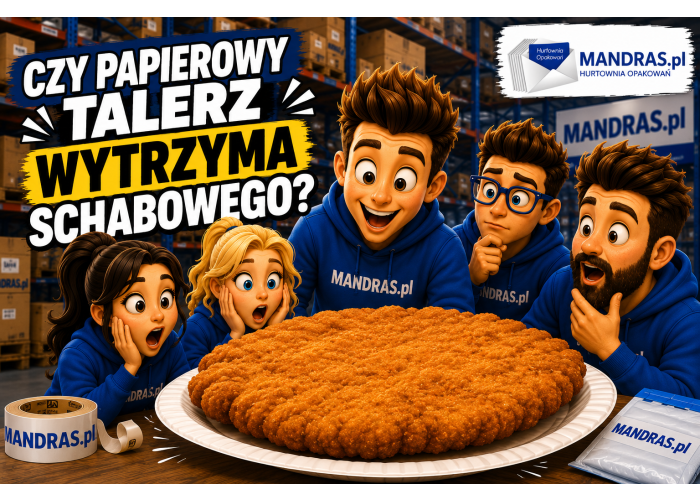 Czy papierowy talerz wytrzyma schabowego? Test, który musieliśmy przeprowadzić